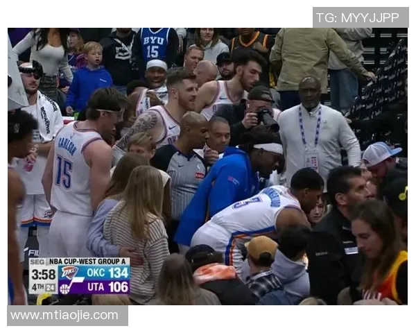 😭这氛围！杰林垃圾时间救球摔老狠：SGA吓歪嘴 哈滕捂脸